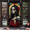 Day of The Dead Door Cover Dia De Los Muertos Porch Sign (Halloween) 70.8"L x 35.4"W